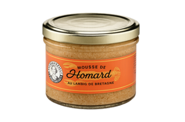 Hummermousse mit Lambig im Glas – bretonische Feinkost